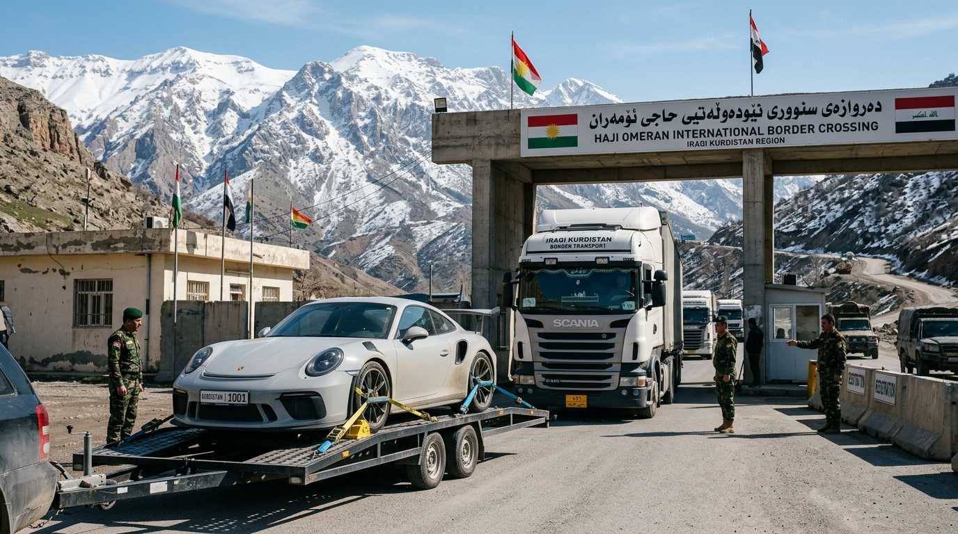 AI and Car Shipping from Dubai to Kurdistan Iraq - Fast Border Guide