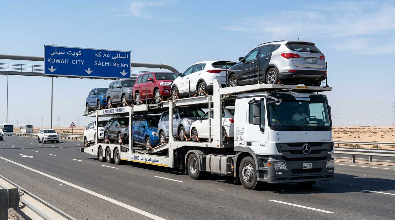 car shipping dubai to kuwait