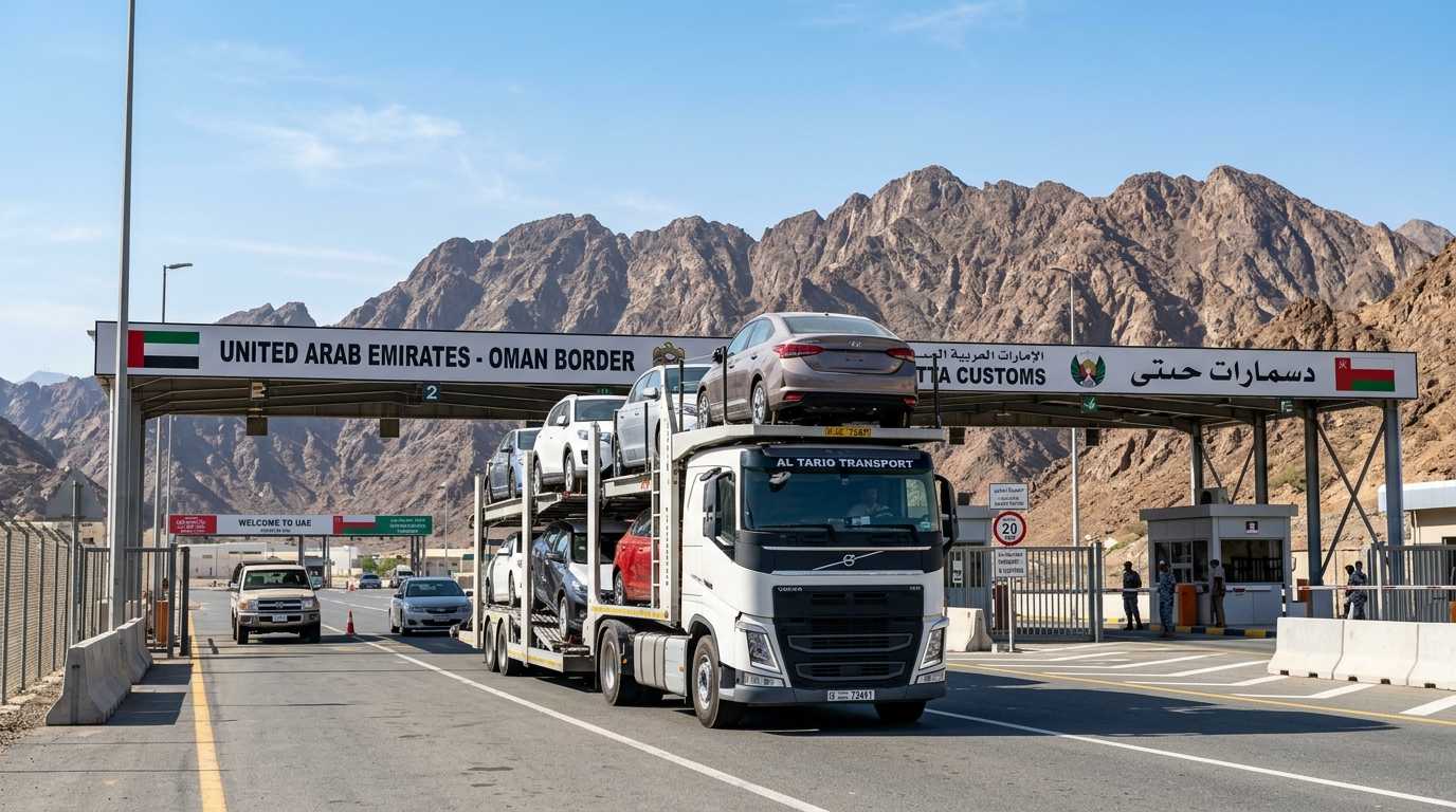 car shipping dubai to oman