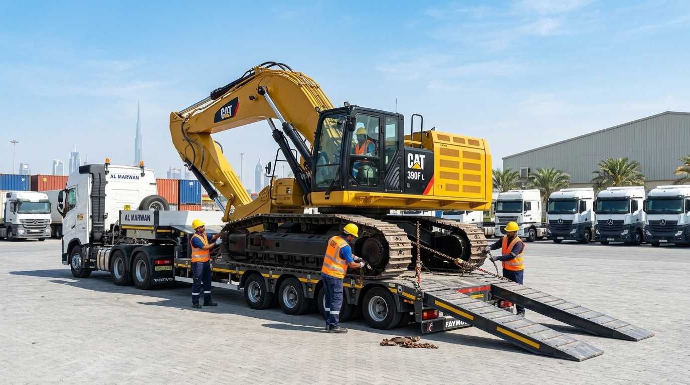 heavy equipment shipping dubai