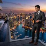 living in a penthouse in dubai marina