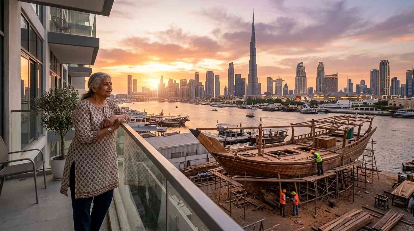 living in an apartment in al jaddaf