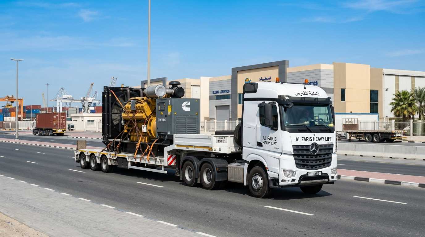 lowbed truck dubai