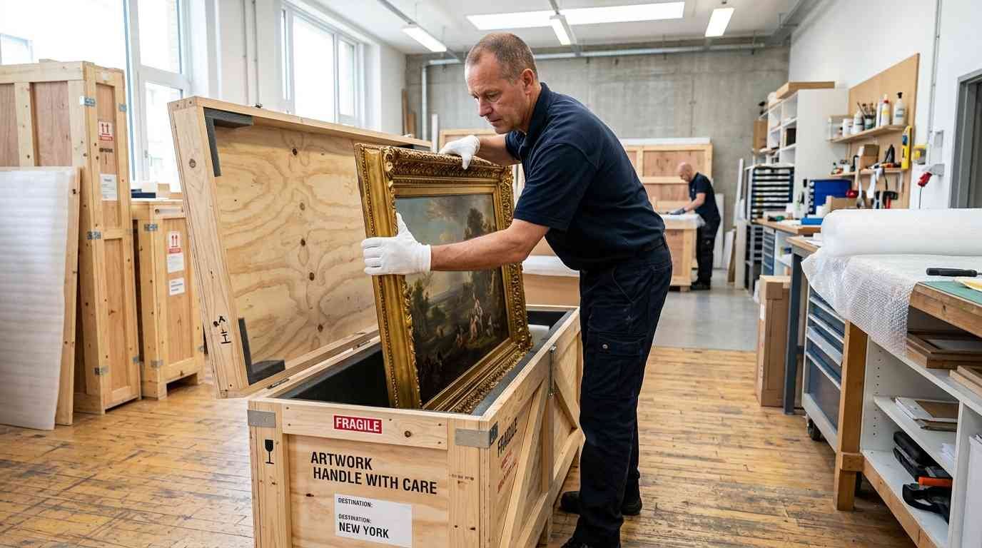 move fine art and sculptures