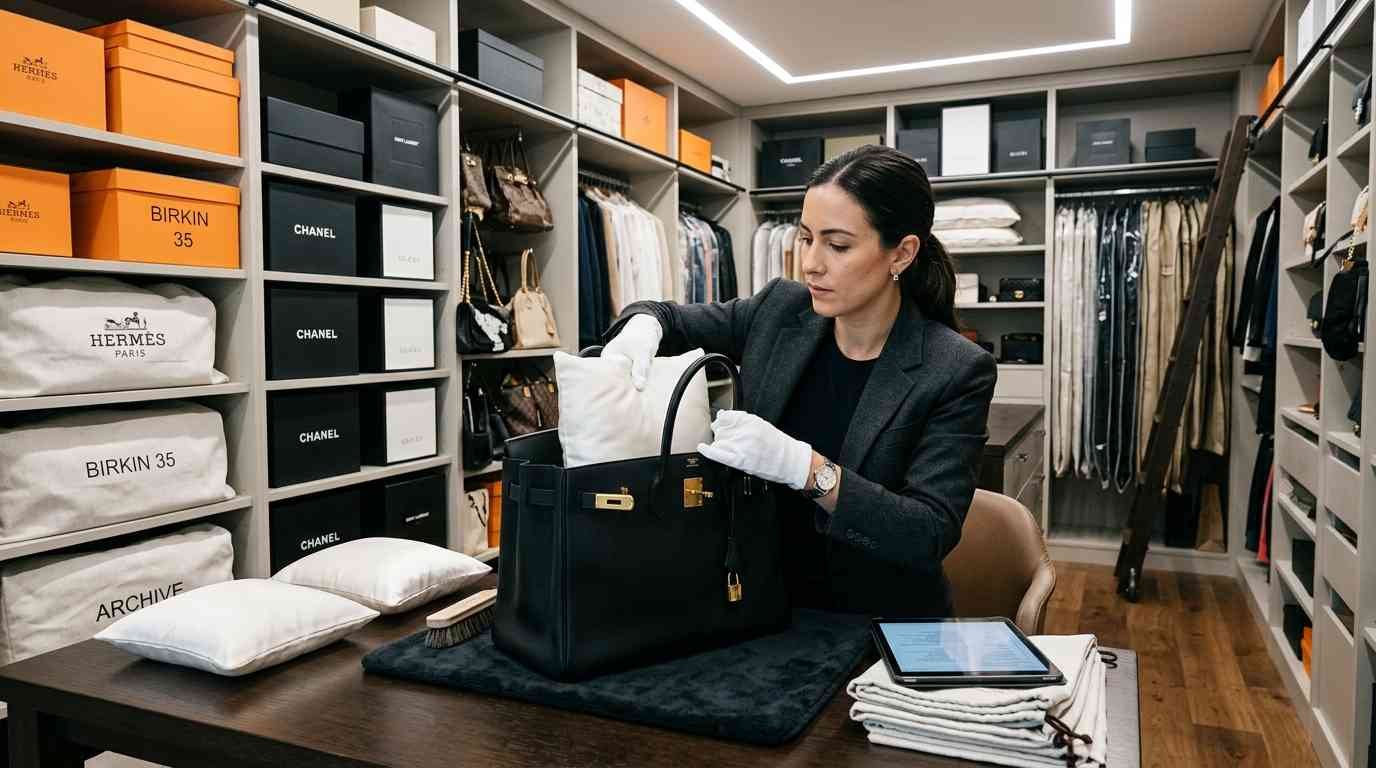 move your designer handbags